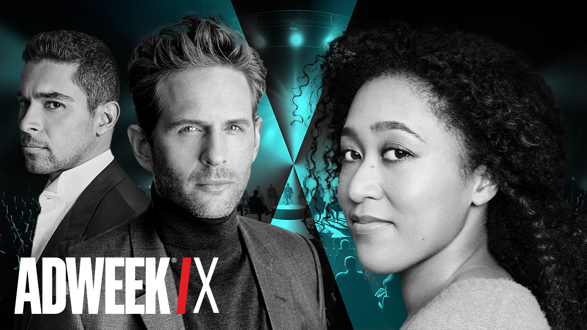 Wilmer Valderrama, Glenn Howerton and Naomi Osaka