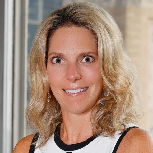 Photo of the speaker, Chryssi Mikus, in the webinar
