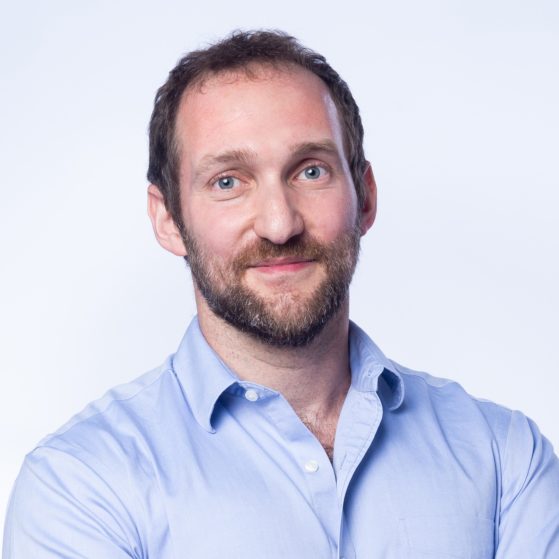 Photo of the speaker, Ethan Chernofsky, in the webinar
