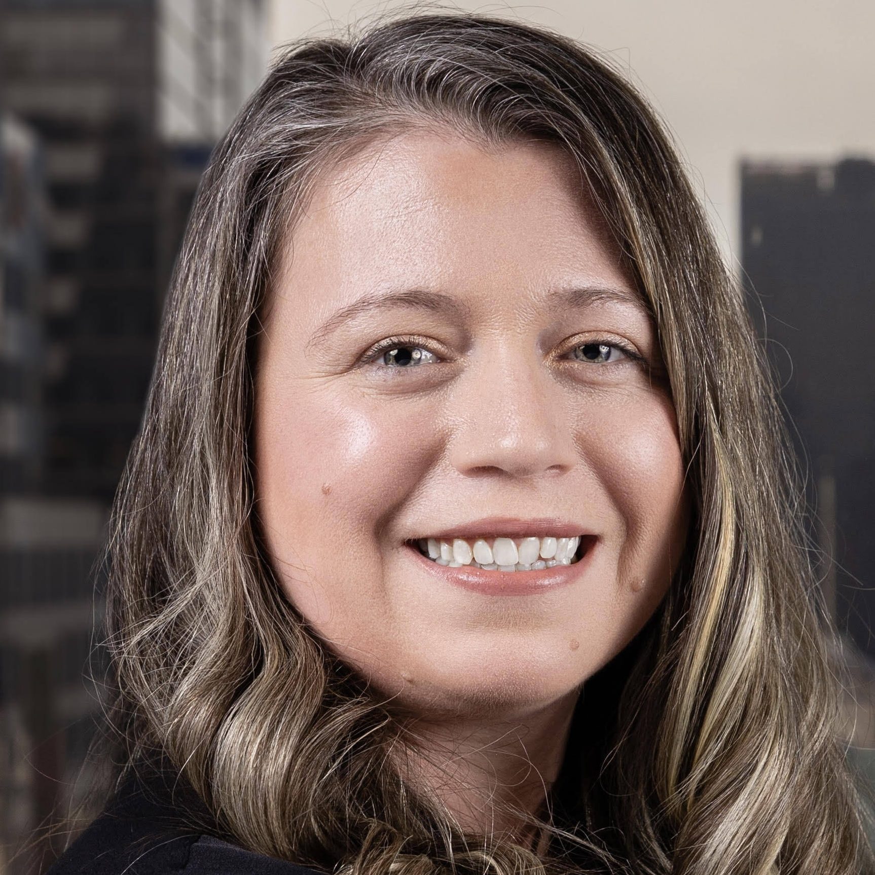 Photo of the speaker, Jen Windels, in the webinar