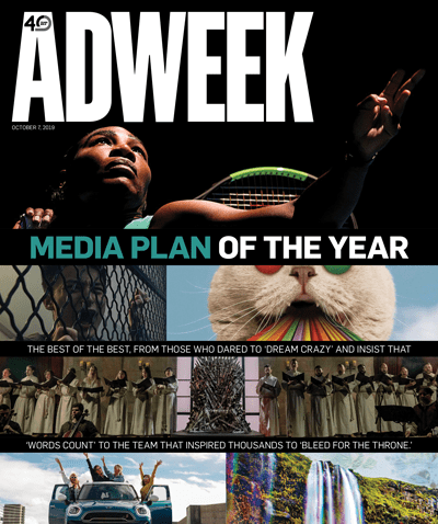 Adweek magazine cover