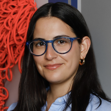 Photo of the speaker, Sophia Ingram, in the webinar